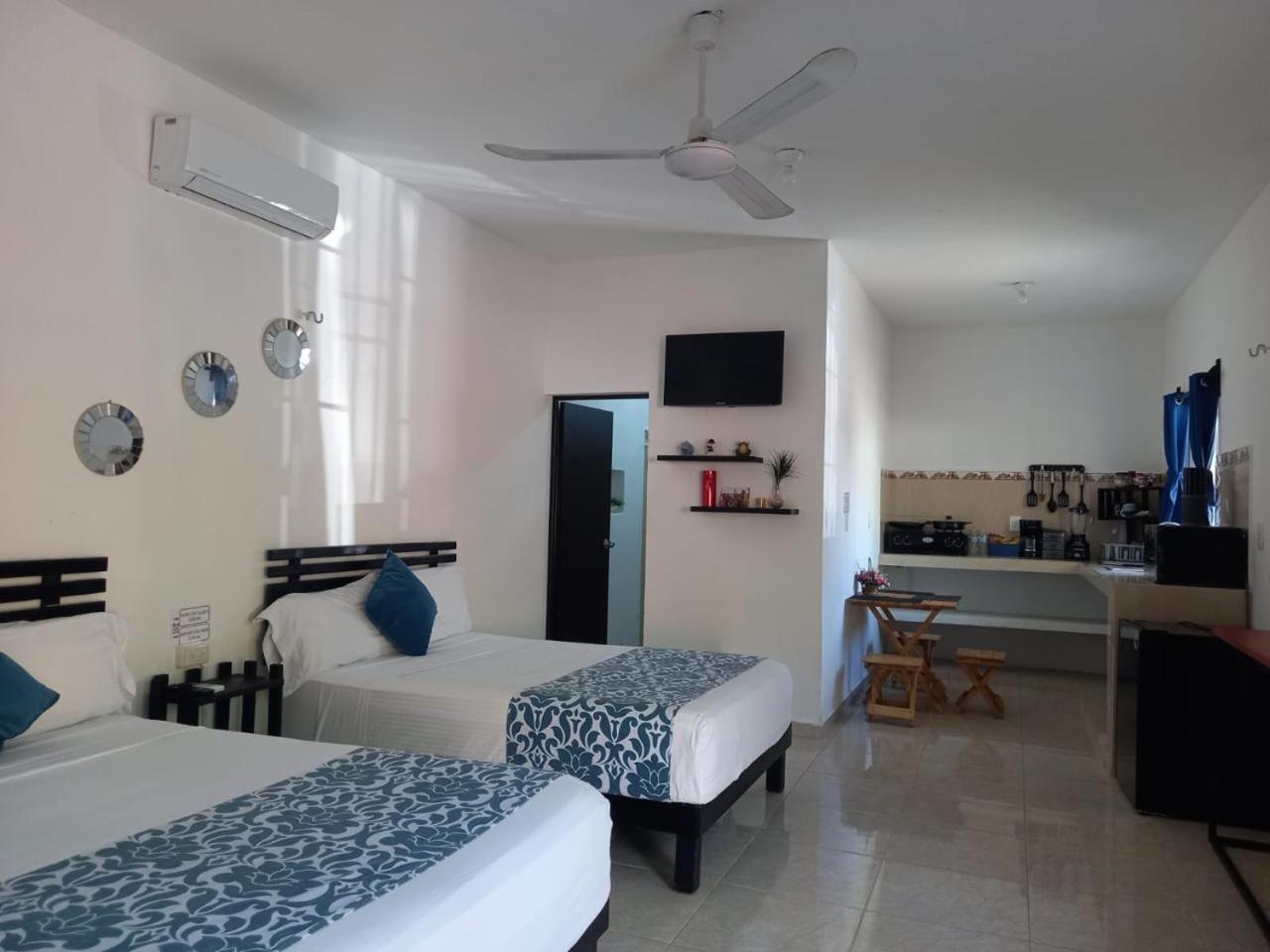 Hotel Apartaments Solecito Bacalar - Free Bikes & Paddle Eksteriør billede